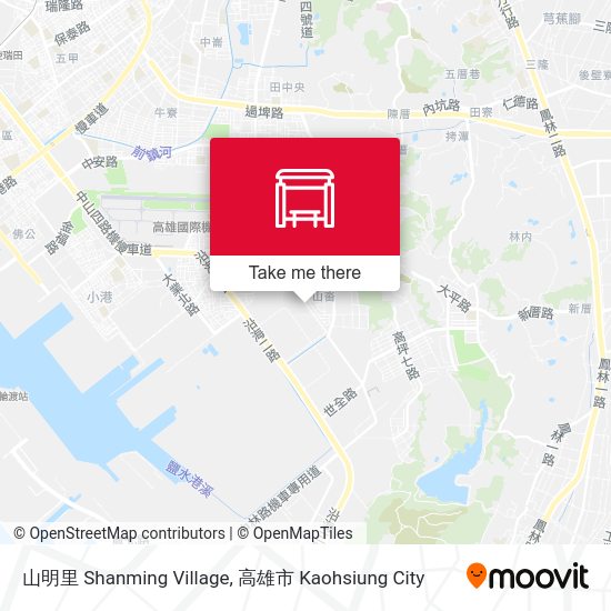 山明里 Shanming Village地圖