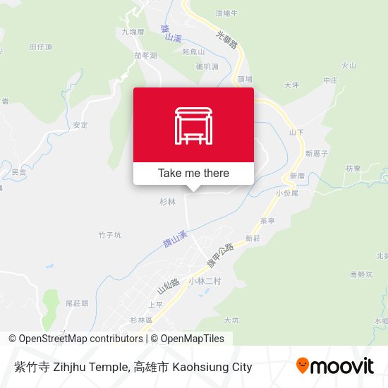 紫竹寺 Zihjhu Temple map