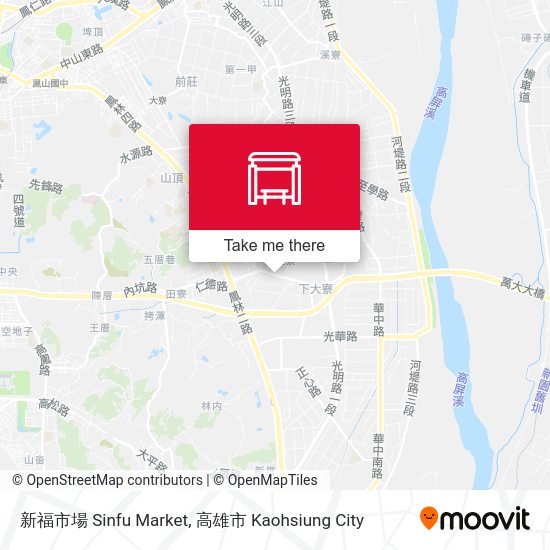 新福市場 Sinfu Market map