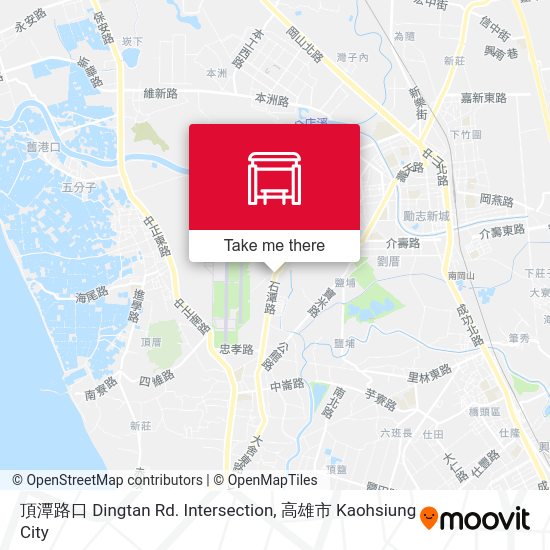 頂潭路口 Dingtan Rd. Intersection map