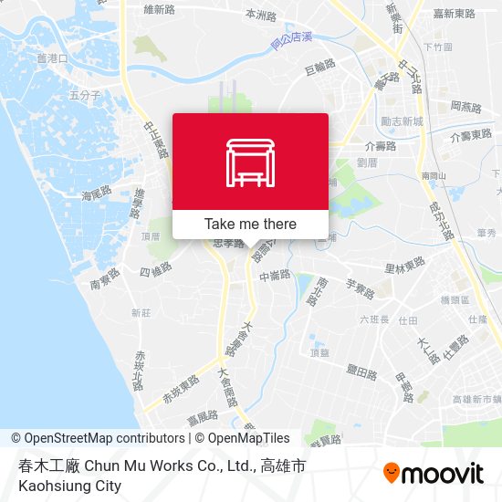 春木工廠 Chun Mu Works Co., Ltd.地圖