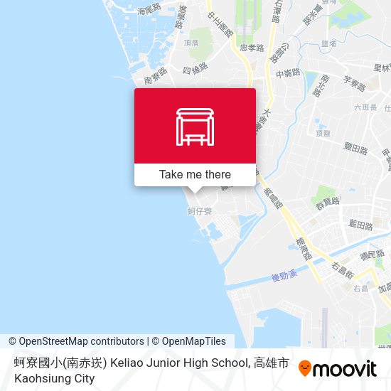 蚵寮國小(南赤崁) Keliao Junior High School map
