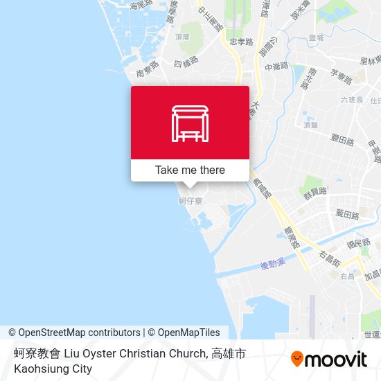 蚵寮教會 Liu Oyster Christian Church map