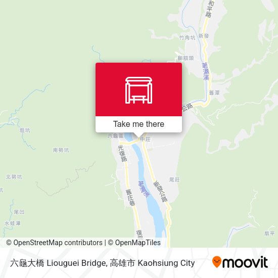 六龜大橋 Liouguei Bridge map