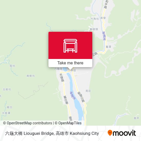 六龜大橋 Liouguei Bridge map