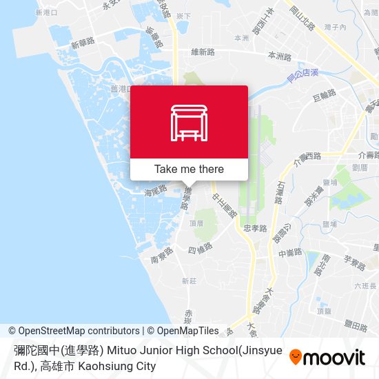 彌陀國中(進學路) Mituo Junior High School(Jinsyue Rd.) map