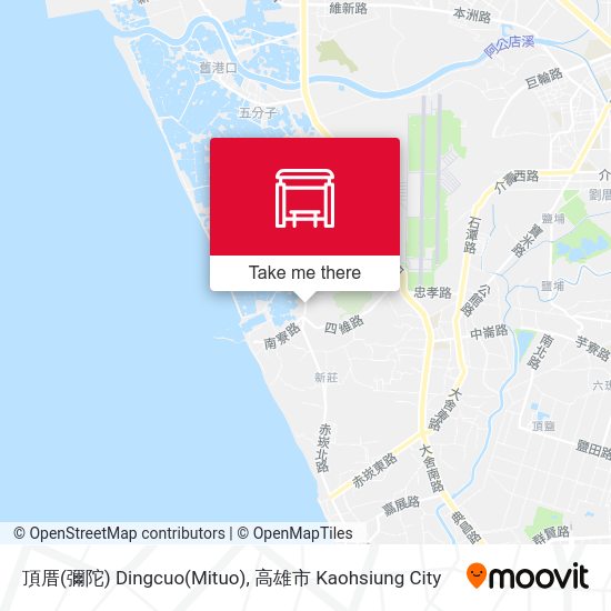 頂厝(彌陀) Dingcuo(Mituo) map