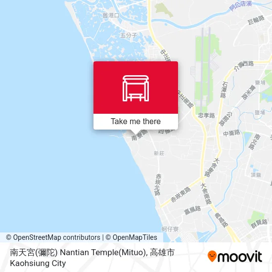 南天宮(彌陀) Nantian Temple(Mituo)地圖