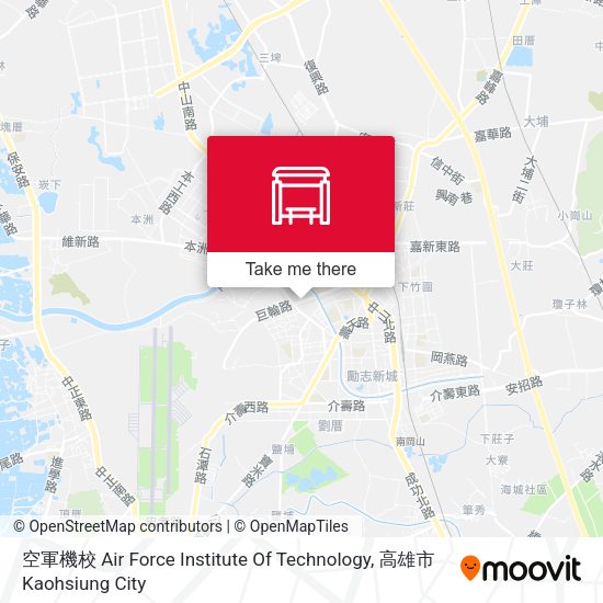 空軍機校 Air Force Institute Of Technology map