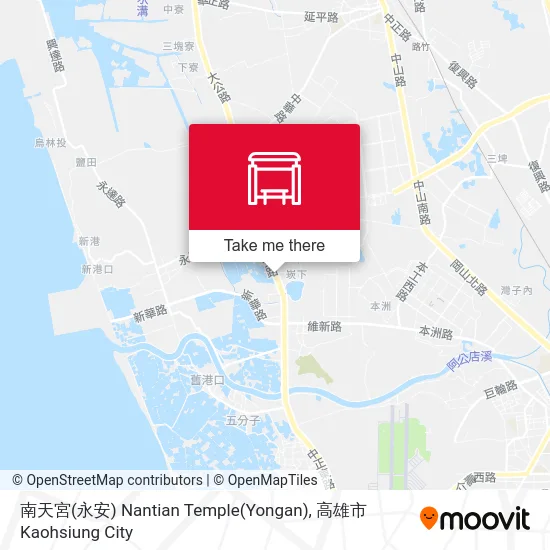 南天宮(永安) Nantian Temple(Yongan) map