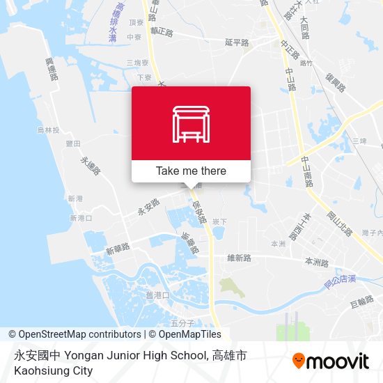 永安國中 Yongan Junior High School地圖