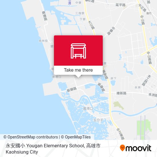 永安國小 Yougan Elementary School map