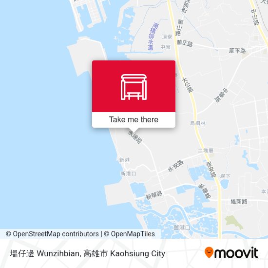 塭仔邊 Wunzihbian map