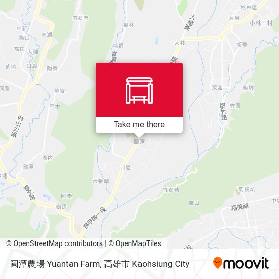 圓潭農場 Yuantan Farm map