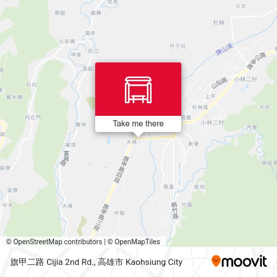 旗甲二路 Cijia 2nd Rd. map