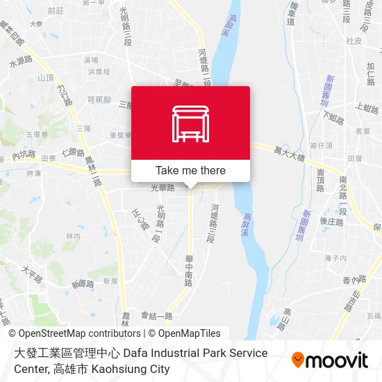 大發工業區管理中心 Dafa Industrial Park Service Center map