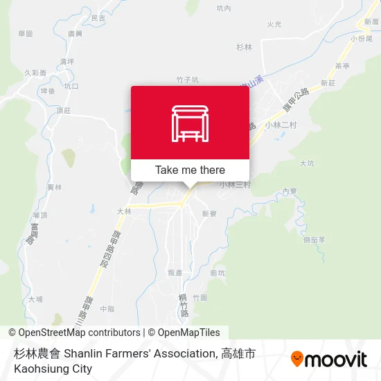 杉林農會 Shanlin Farmers' Association地圖