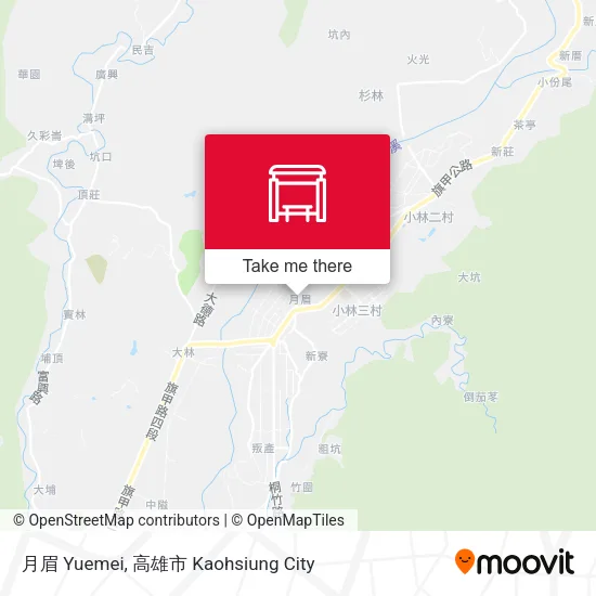 月眉 Yuemei地圖
