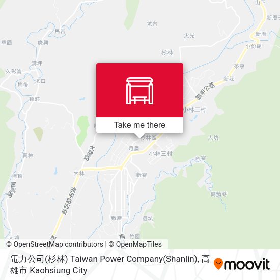 電力公司(杉林) Taiwan Power Company(Shanlin)地圖