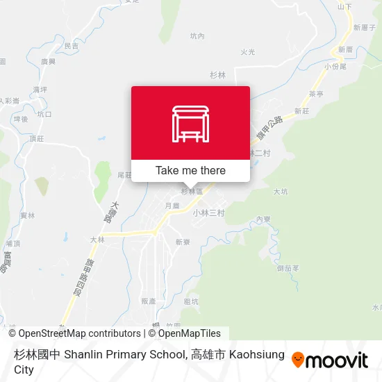 杉林國中 Shanlin Primary School地圖