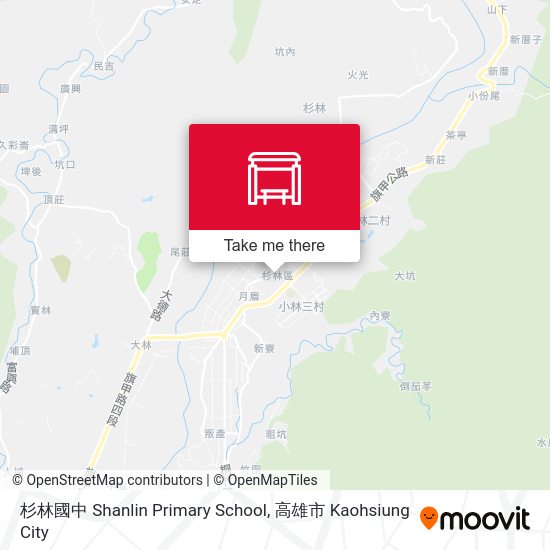 杉林國中 Shanlin Primary School地圖