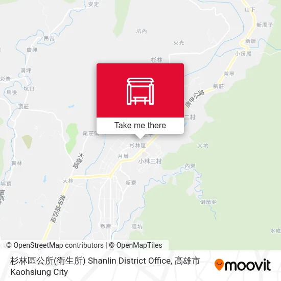 杉林區公所(衛生所) Shanlin District Office地圖