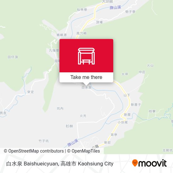 白水泉 Baishueicyuan map