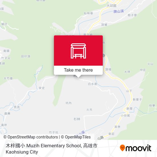 木梓國小 Muzih Elementary School map