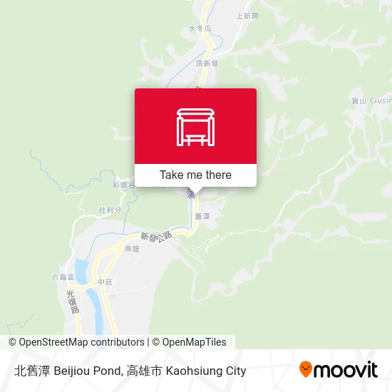 北舊潭 Beijiou Pond地圖