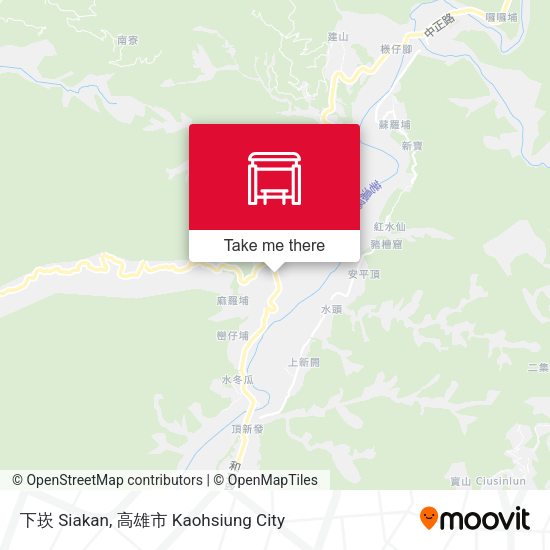 下崁 Siakan map