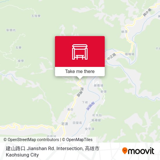 建山路口 Jianshan Rd. Intersection map