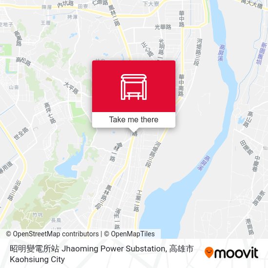 昭明變電所站 Jhaoming Power Substation map