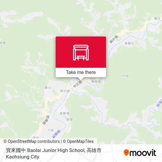 寶來國中 Baolai Junior  High School地圖