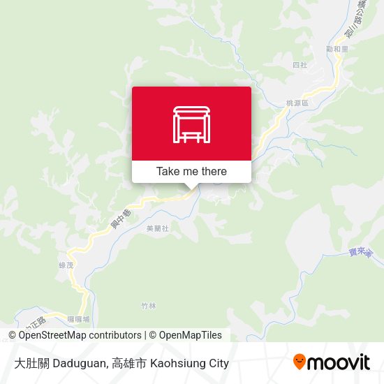 大肚關 Daduguan map