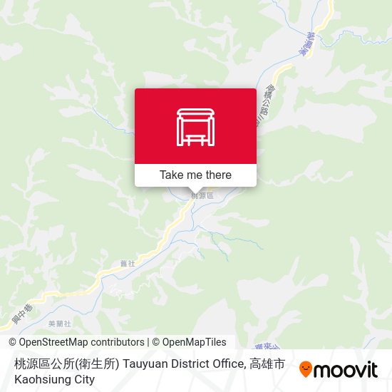 桃源區公所(衛生所) Tauyuan District Office map