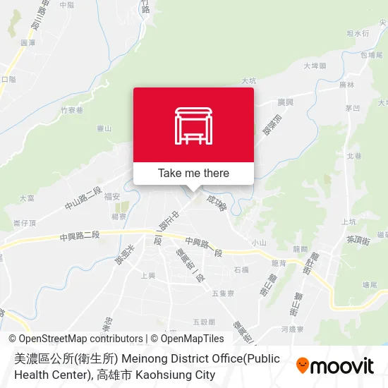 美濃區公所(衛生所) Meinong District Office(Public Health Center)地圖