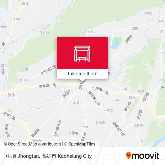 中壇 Jhongtan地圖