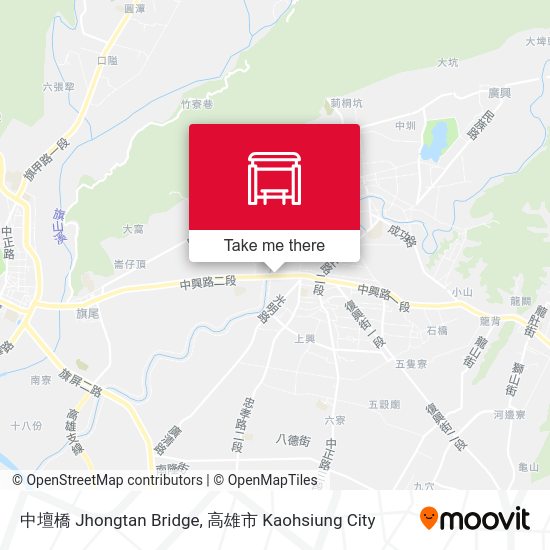 中壇橋 Jhongtan Bridge地圖