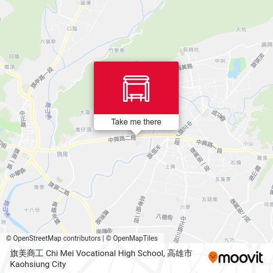 旗美商工 Chi Mei Vocational High School map