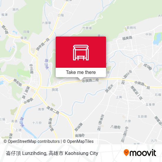 崙仔頂 Lunzihding地圖