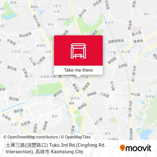 土庫三路(清豐路口) Tuku 3rd Rd.(Cingfong Rd. Intersection)地圖