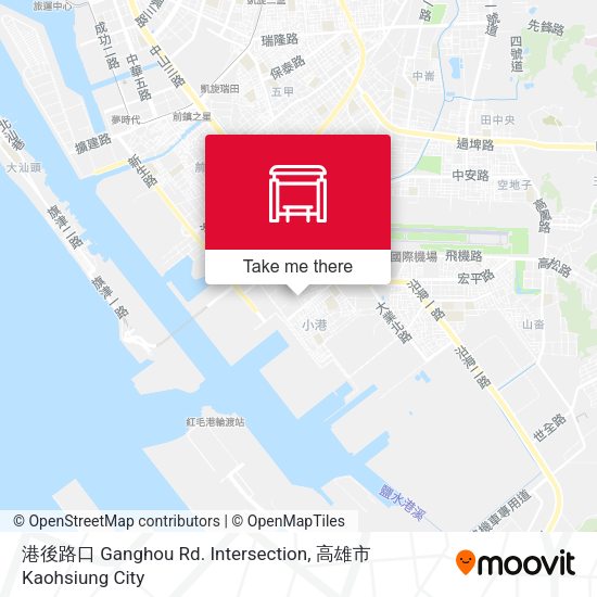 港後路口 Ganghou Rd. Intersection map