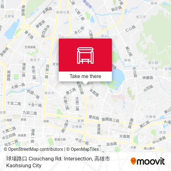 球場路口 Ciouchang Rd. Intersection地圖