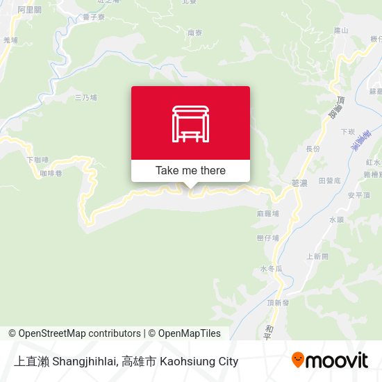 上直瀨 Shangjhihlai map