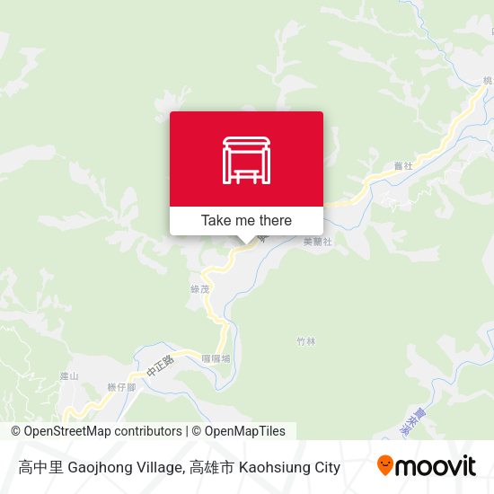 高中里 Gaojhong Village map