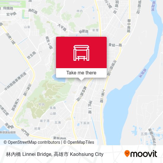 林內橋 Linnei Bridge map