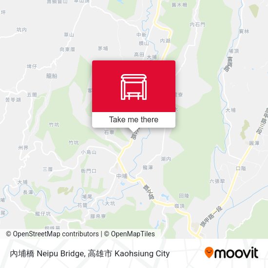內埔橋 Neipu Bridge map