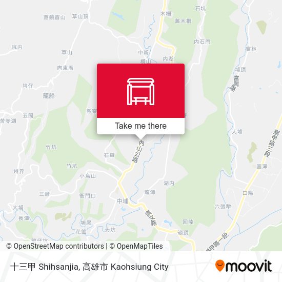 十三甲 Shihsanjia地圖
