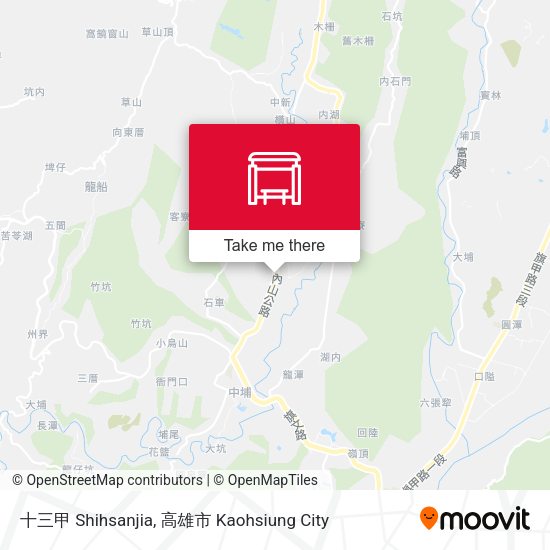 十三甲 Shihsanjia地圖