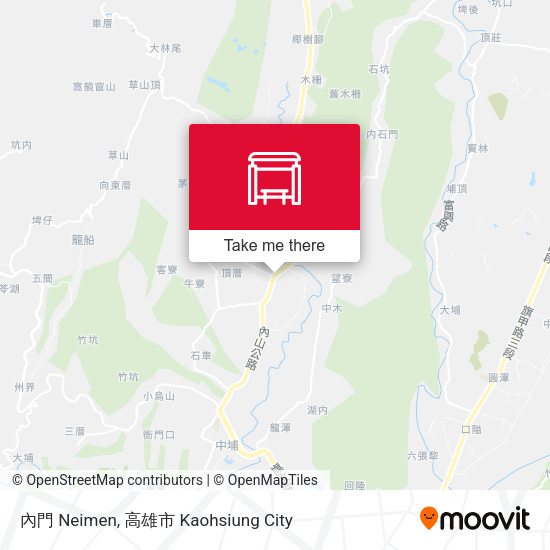 內門 Neimen map